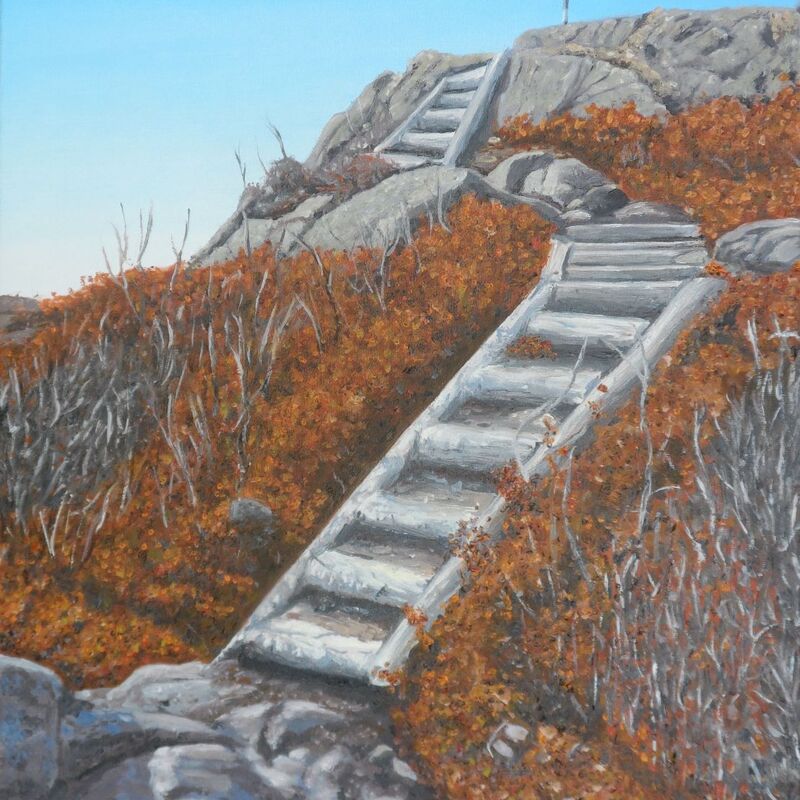 "Stairs"
16 in. by 20 in.
Oil on canvas
CAD$500
