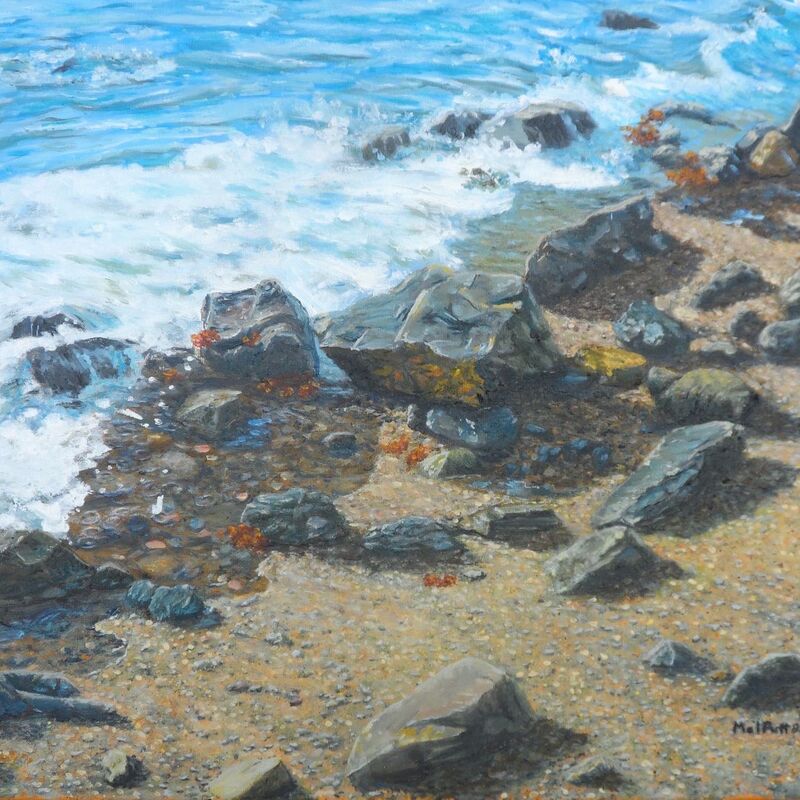 "Stones on the Beach"
16 in. by 20 in.
Oil on canvas
CAD$500
